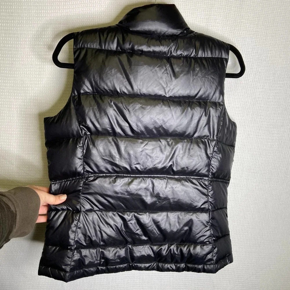 Eddie‎ Bauer | Black Puffer Down Vest Medium - Picture 3 of 5